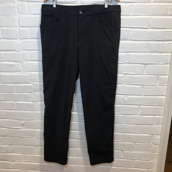 Lululemon ABC Classic-Fit 5 Pocket Pant Warpstreme Dark Navy Blue Men's 36x32